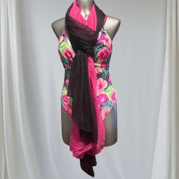 💟Oversized Scarf with Asymmetrical Flair - Picture 5 of 16